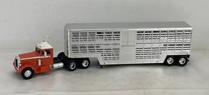 Peterbilt 380 semi truck livestock trailer hauler NEW RAY 1/43 Great Condition - Picture 1 of 19