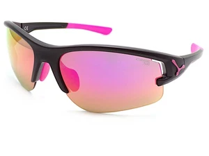 Cebe Occhiali Da Sole Matte Blu Con Lenti Grigie FM Rosa Specchio 1500 CBACROS3 - Foto 1 di 4