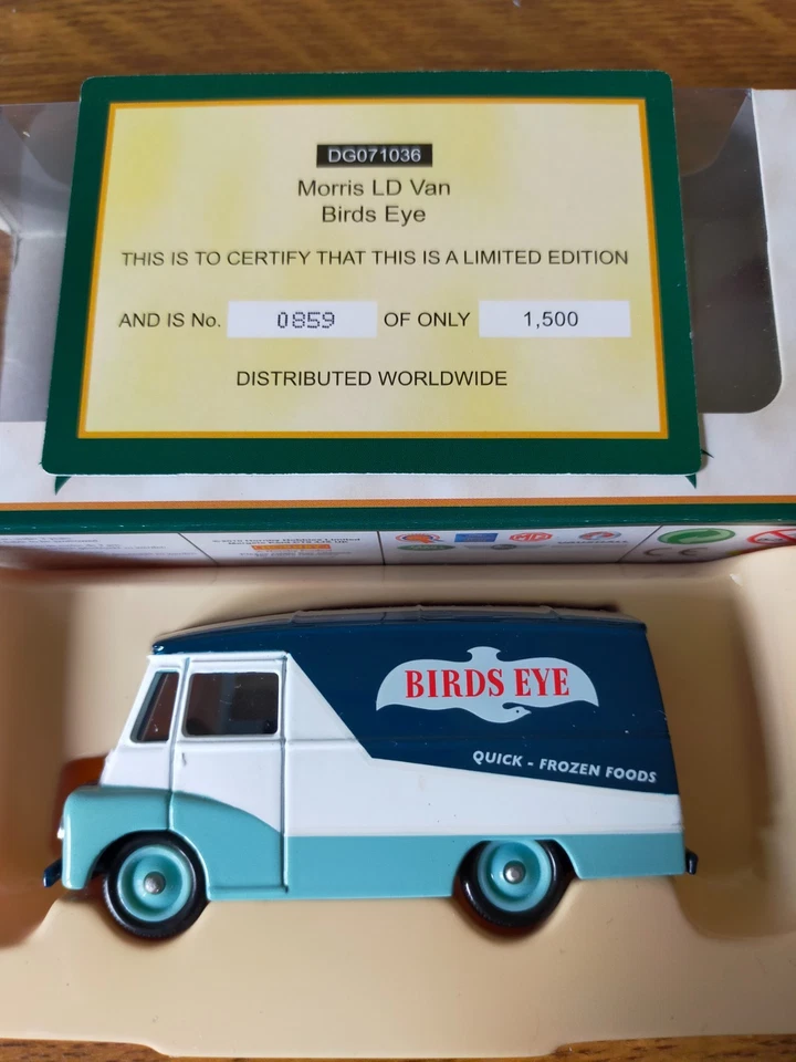 Lledo DG071 036 Birds Eye - Furgoneta Morris LD150 Foto 1 de 1