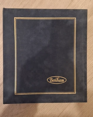 1 BENHAM Blue Ring Binder Album 1981 34 X SILK FDCs Prince Charles Lady Diana .. - Image 1 of 4