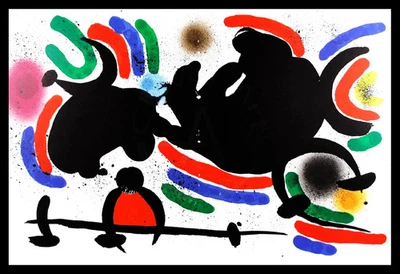 Miró, Joan - Litografia Original IV - Wvz: Mourlot 860 - Farblithografie - Bild 1 von 2