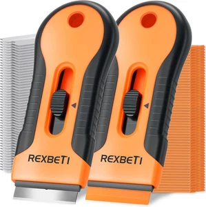 Rasierklingenschaber Werkzeug, 2er Pack Rasierklingen Schaber Set mit extra 80 Teilen Rasierklingen - Bild 1 von 7