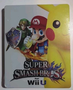 Nintendo Super Smash Bros Wii U Steelbook - Sealed - No Game - Picture 1 of 4