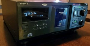Reproductor de CD Sony CDP-CX400💫 restaurado💫 400 cambiador de discos CD con correas nuevas - Imagen 1 de 18