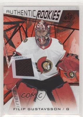 2021 SP Game Used Authentic Rookies Red Jerseys Filip Gustavsson #189 Rookie RC - Image 1 of 3