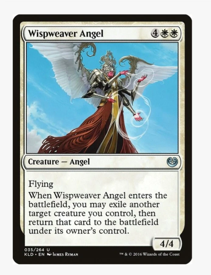 Wispweaver Angel | MTG KLD | Angel Flyer ETB Blink Flicker EDH | LP - Image 1 of 3
