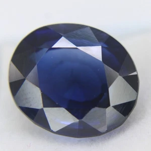 16.20 Ct Certified Natural Blue Sapphire Eye Clean Oval Cut Loose Gemstones - Picture 1 of 5
