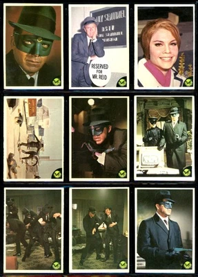 1966 年 Donruss 绿色大黄蜂全套 44 张卡套装 EX Van Williams Bruce Lee 蜡纸包装 — 第 1/4 张图片