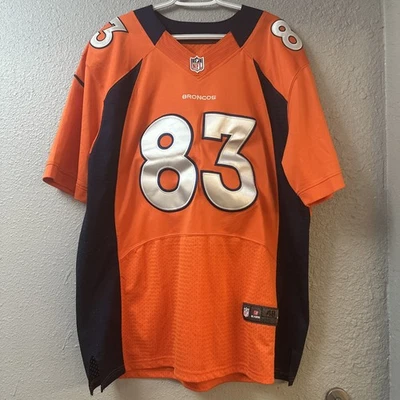 Camiseta deportiva Nike On Field Wes Welker de los Denver Broncos talla 48 Foto 1 de 2