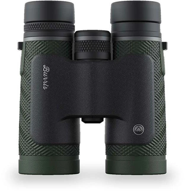 Burris Droptine 10x42mm Roof Prism Binoculars, Rubber, Gray/Green, 300279 - Image 1 of 2