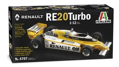 1:12 Italeri Renault Re20 Turbo F1 Kit IT4707 Modellino - Immagine 1 di 4