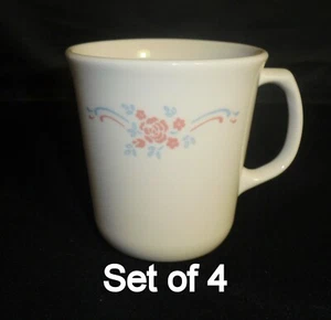 Juego de 4 tazas/tazas Corelle Corning Ware DESAYUNO INGLÉS 3,5"" - Imagen 1 de 1