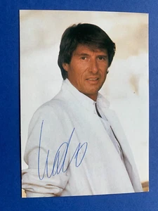 Tarjeta de autógrafo rara firmada por UDO JÜRGENS (†2014) 10x15 - Imagen 1 de 2