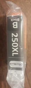 Three-OfficeWorld 250XL Ink Cartridge black NEW SEALED - Bild 1 von 1
