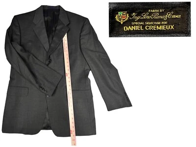 Loro Piana DE COLECCIÓN 43R Gris ABRIGO DEPORTIVO DANIEL CREMIEUX OSCURO Traje Chaqueta Blazer PARA HOMBRES Foto 1 de 4