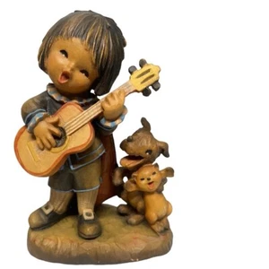 ANRI Ferrandiz 6" handgeschnitzte Holzfigur ""Romeo Gitarre spielen"" Superior - Bild 1 von 5