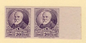 ESPAÑA 1932 EDIFIL 666s** PAREJA BORDE DE PLIEGO FRANCISCO PI I MARGALL - Picture 1 of 1