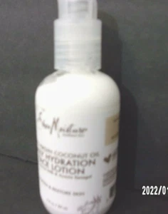 Lozione Viso Idratante Karitè 100% Olio di Cocco Vergine Uso Quotidiano 3 Oz - Foto 1 di 4