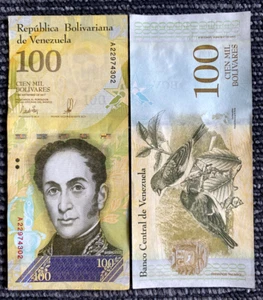 VENEZUELA 100,000 Bolivar 2017 Circulated Fine World Paper Money Circulated - Picture 1 of 1