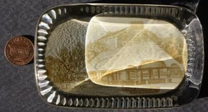 1900-10s Hanover Pennsylvania 1863 Center Square Sepia real photo paperweight--- - Picture 1 of 1