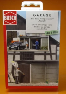 Busch 1480 Bausatz : 1 x DDR -Fertigteilgarage H0 1:87 NEU ! - Picture 1 of 1