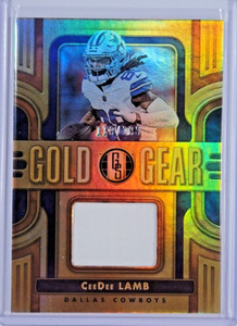 2023 Gold Standard CeeDee Lamb Gold Gear /299 Patch Dallas Cowboys GG-CL