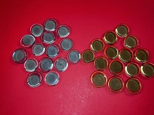 Juego completo de piezas de backgammon de vidrio vintage fondos de fieltro - Imagen 1 de 3