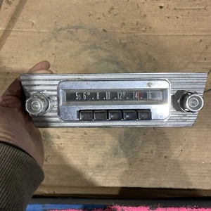 1959 Rambler Rebel Ambassador Push Button AM Radio - 94MA 15K561661 1F - Picture 1 of 16