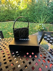 EUC Authentic Black Chanel Hobo Shoulder Bag with CC Stitching Neiman Marcus - Picture 1 of 13