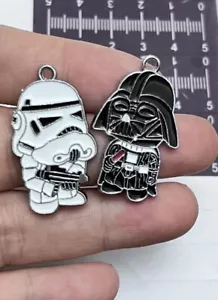 50 pcs Anime Cartoon boy lovely Metal Charm Earrings Pendant DIY Jewelry Making - Picture 1 of 4