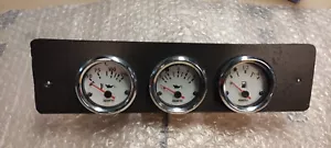 Abarth AUTOBIANCHI A112 Fiat 500 126 127 COMPLETE DASHBOARD PRESSURE GAUGE TOOLS - Picture 1 of 7