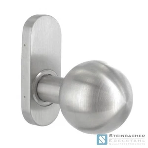 Edelstahl Türknopf drehbar Türdrücker Türgriff Türbeschlag Türklinke - Bild 1 von 1