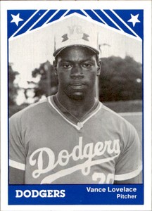 1983 Vero Beach Dodgers TCMA #7 Vance Lovelace Tampa Florida FL Baseball Card