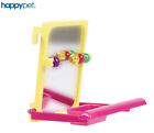 HAPPYPET FUN AT THE FAIR BIRD MIRROR W/ PERCH SMALL BIRD BUDGIE CANARY CAGE TOY