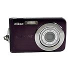 Nikon COOLPIX S210 8.0MP Compact Digital Camera Plum 3x Nikkor (PARTS ONLY)