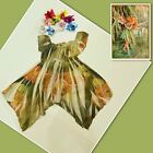 Forest Fairy Costume With Flower Hair Accessories / From 4 Yrs Old To 10 Yrs Old