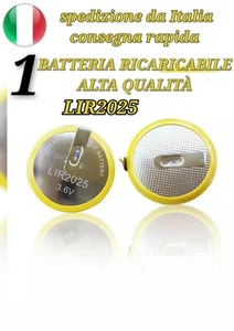 LIR2025 BATTERIA PILA BMW E46 E39 X3 X5 E46 E38 E39 TELECOMANDO CHIAVE 3,6V- - Photo 1/6