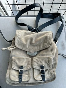 Rag & Bone - Field Backpack Beige suede backpack Needs Cleaning - Picture 1 of 9