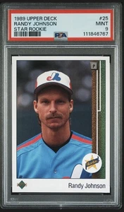 Randy Johnson 1989 Upper Deck #25 Star Rookie PSA 9 esposizioni - Foto 1 di 3