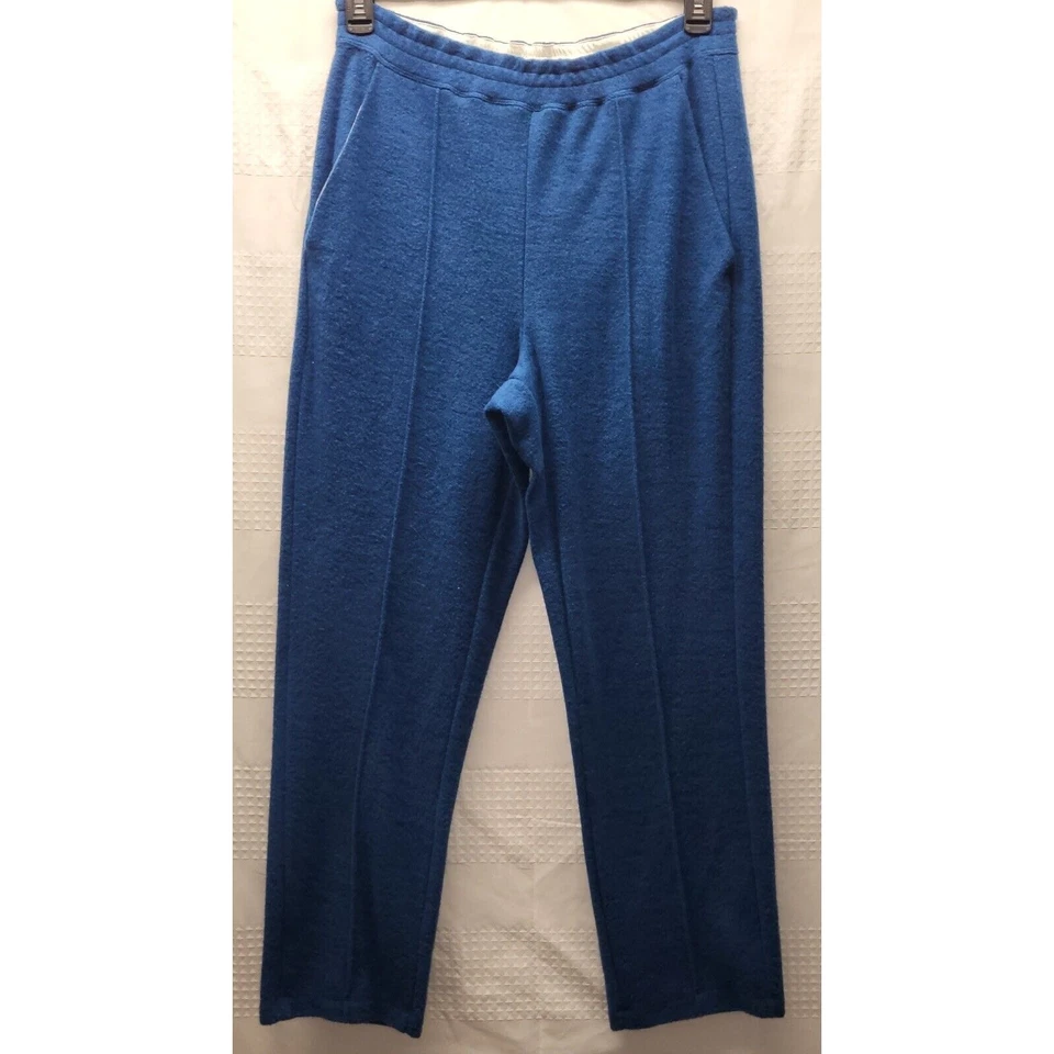 Pantalones Elizabeth & James azules para mujer cintura elástica mediana polar tiro alto Foto 1 de 4