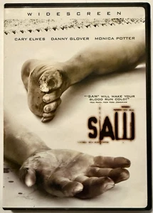 Saw 1 DVD (2004, Widescreen) James Wan, Jigsaw Horror VG First Movie Original - Picture 1 of 4