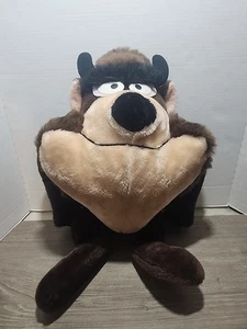 Vintage Warner Bros Tasmanian Devil Taz 18 Zoll Figur Stofftier 1987 Mighty Star - Bild 1 von 5