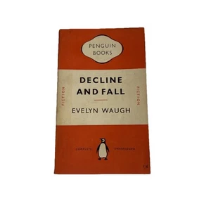 Decline and Fall Evelyn Waugh - Penguin First Edition 1951 - Vintage Orange PB - Bild 1 von 10