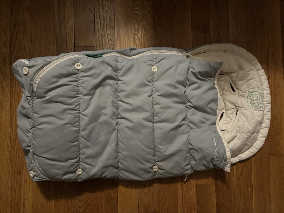 Saco para cochecito de invierno Orbit gris impermeable certificado orgánico Foto 1 de 1