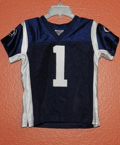 Penn State Nittany Lions Toddler's Football Jersey 2T Pro Edge Blue - Picture 1 of 8