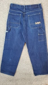 Southpole Y2K Denim Vintage Carpenter Jeans Men's 38x32 Baggy Skater Hip-hop - Picture 1 of 11