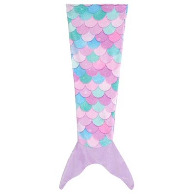 Manta de cola de sirena para niños, mantas de cola de sirena suaves y portátiles, súper plus... Foto 1 de 4