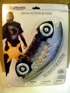 Japanese Stealth Ninja Action Blades Costume Toy Weapon by California Costumes - Picture 1 of 3
