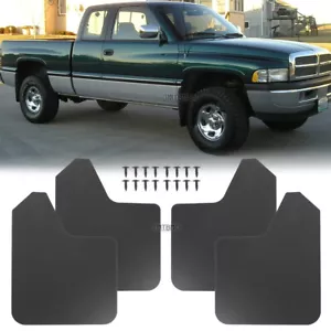 Protector contra salpicaduras guardabarros anchos delanteros traseros 4 piezas para Dodge Ram 1500 2500 3500 - Imagen 1 de 14