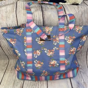 Matilda Jane We Made It Tote Blue Floral Beach Bag Diaper Vacation - Picture 1 of 12